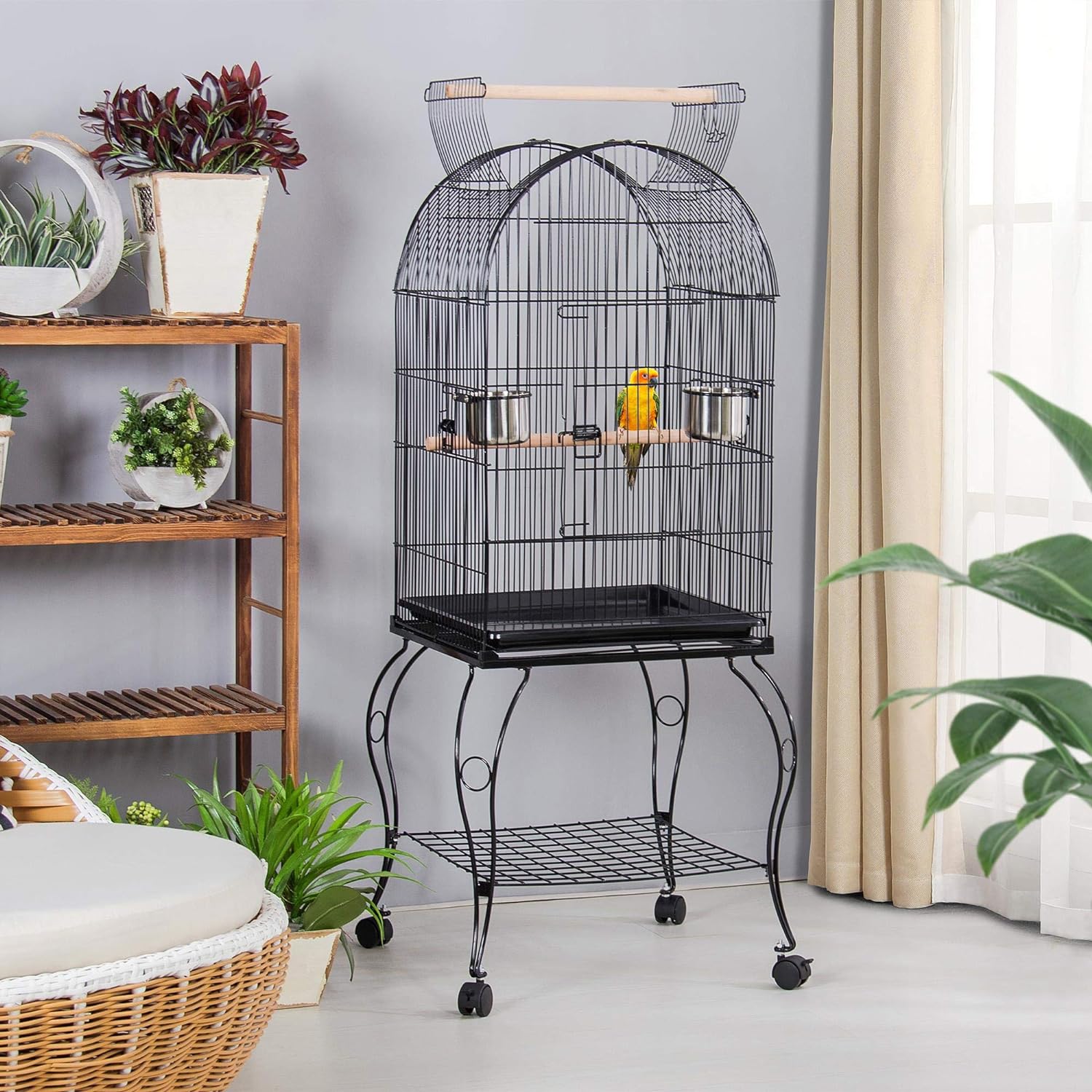 Comparing Bird Cages: Yaheetech, Topeakmart, & Large Wrought Iron Cage