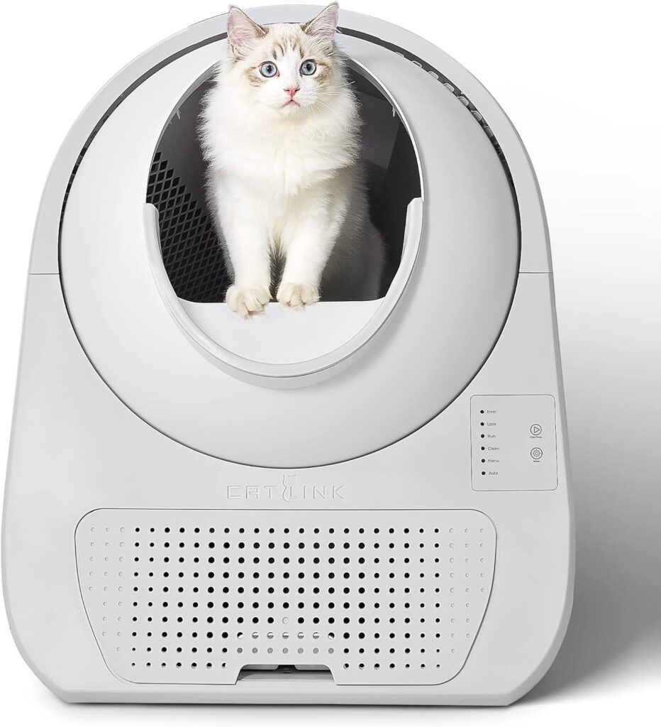 CATLINK Self Cleaning Cat Litter Box, Automatic , Double Odor Removal, Robot Litter Box for Cats from 3.5 to 22 pounds (Young Version)