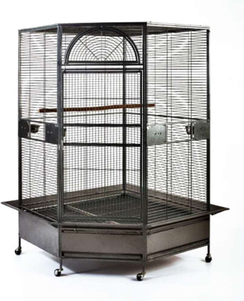 Flyline Parrot Escape Jumbo Corner Bird Cage Aviary (X-Large)