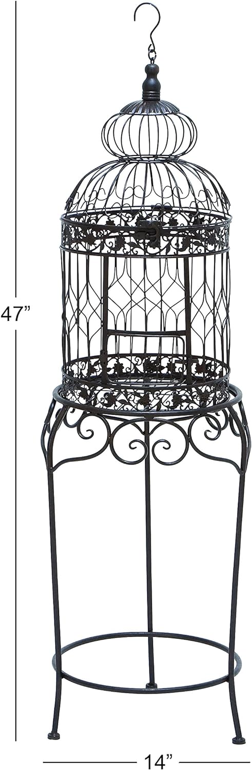 Metal Bird Cage Comparison: Deco 79, Birdcage Lantern, Iron Wedding Decor