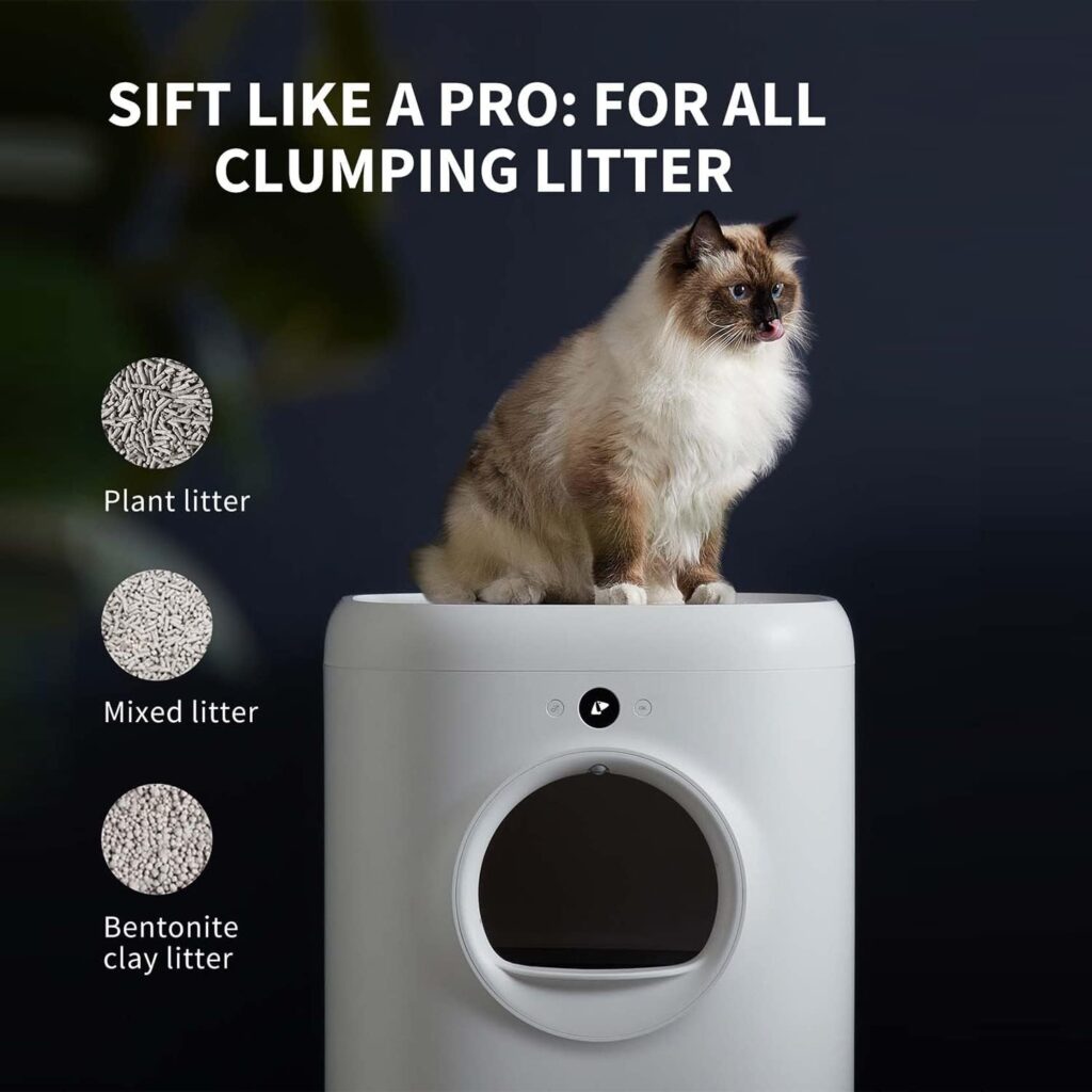 PETKIT PuraX Self-Cleaning Litter Box, Scooping Free and Automatic for Multiple Cats with Mat, xSecure/Odor Removal/APP Control