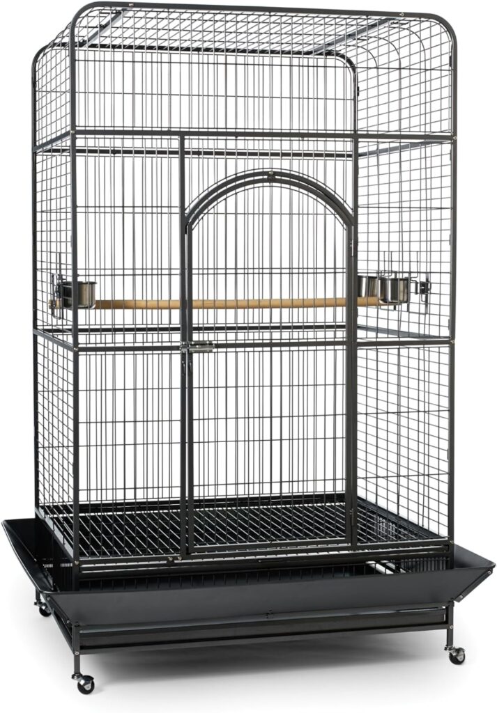 Prevue Pet Products Empire Bird Cage, X-Large, Black Hammertone,46 L x 36 W x 78 1/4 H