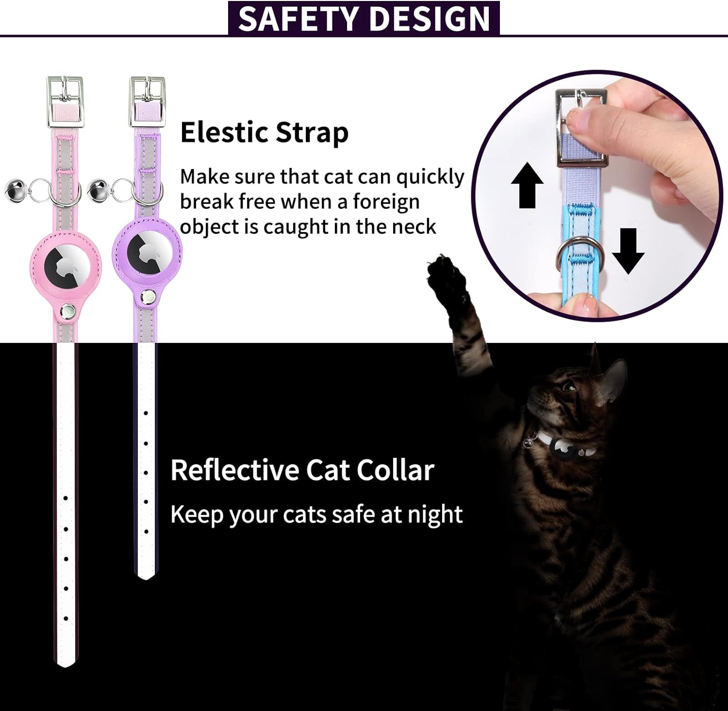 Product Comparison: Samsung Galaxy SmartTag 2 vs. WAPSAT Airtag Cat Collar vs. SWINCHO Airtag Dog Collar