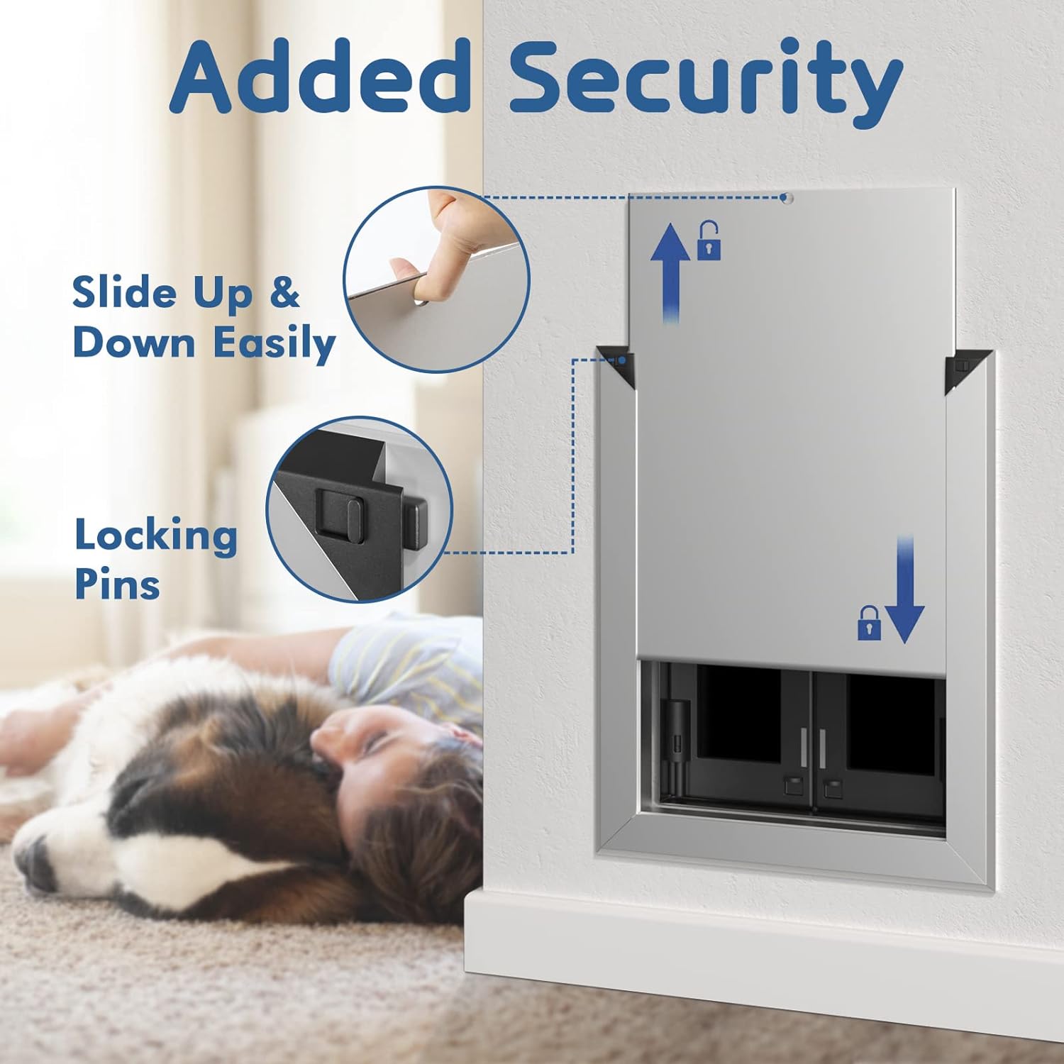 Comparing Dog Door Solutions: Plastic Strips, Premium Aluminum Door, and SmartDoor