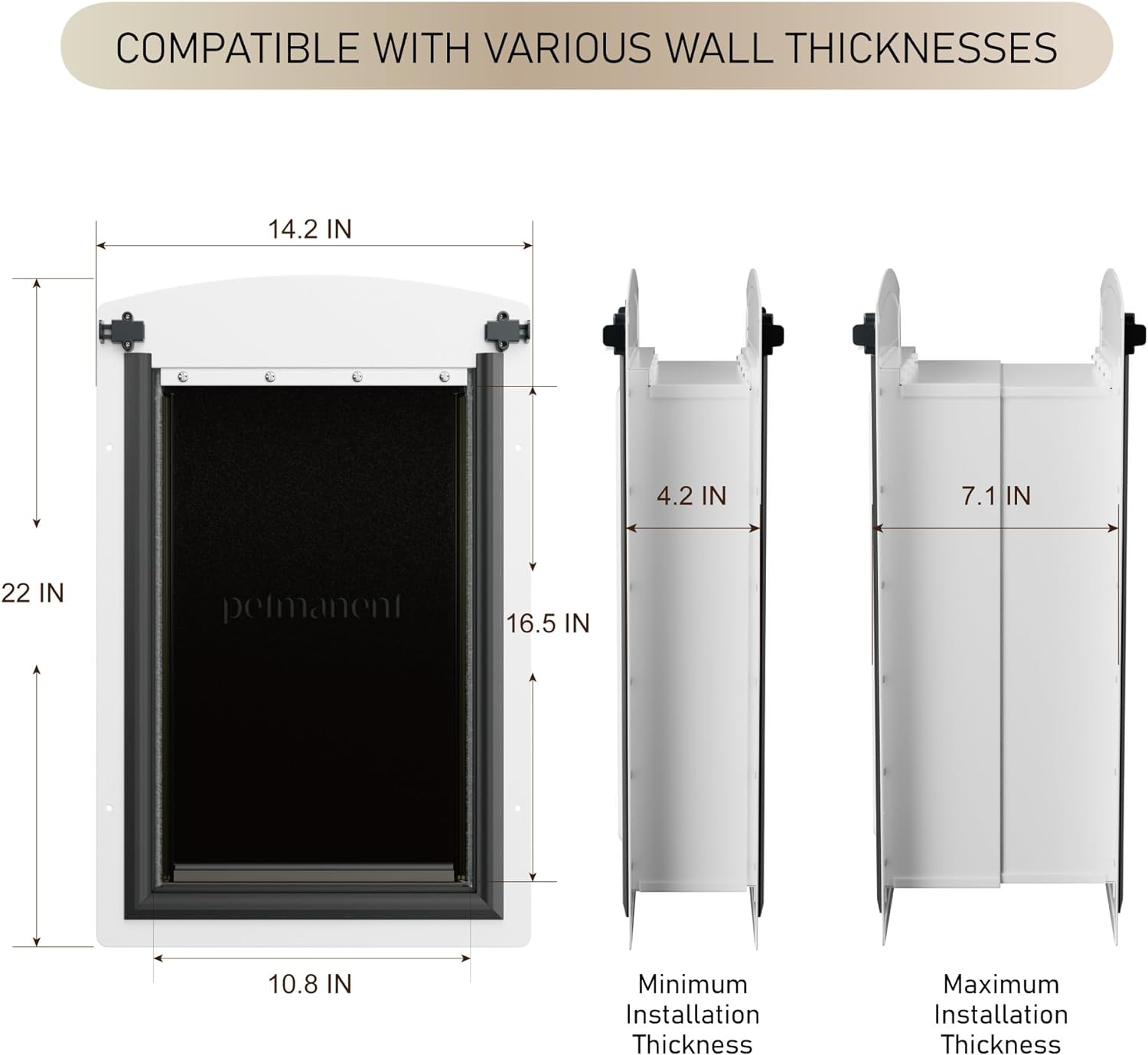 Comparing: Wall Pet Door, Weatherproof Dog Doors, PetSafe Pawz Away Mini Pet Barrier