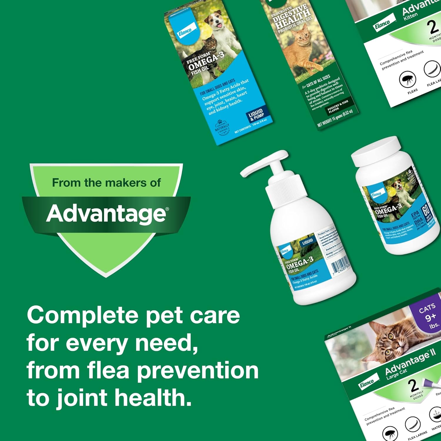 Advantage II Kitten Vet-Recommended Flea Treatment  Prevention | Cats 2-5 lbs. | 2-Month Supply