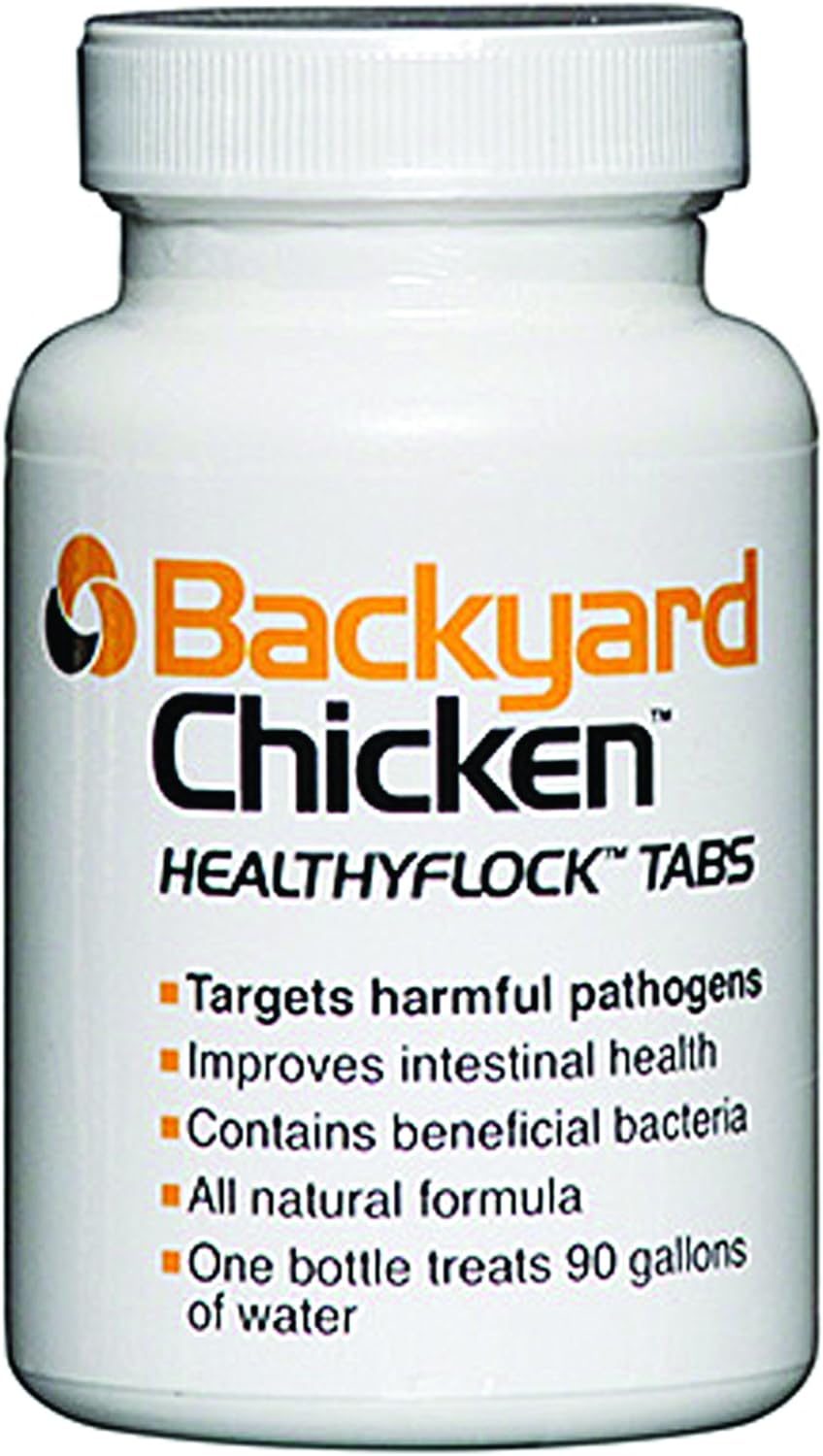 Backyard Chicken Healthyflock Tabs, 90 Tabs, Treats 90 Gallons of Water