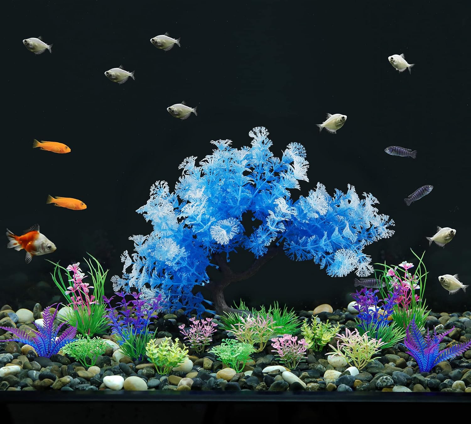 Comparing Top Aquarium Decorations: Mountain, Plants, and Vase