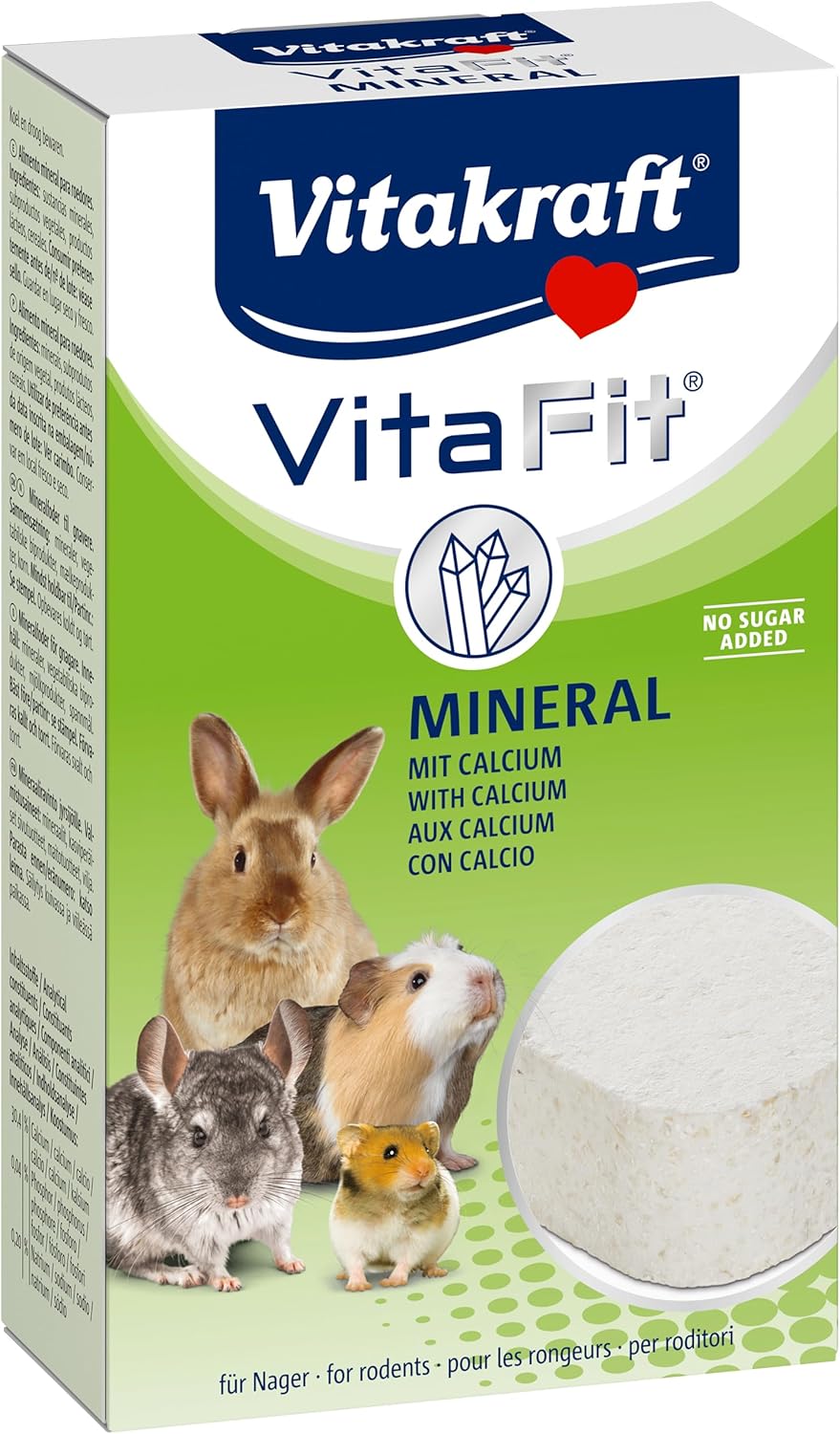 Vitakraft - 25030 - Vita Fit - Aliment Mineral pour Tous les Rongeurs - 170 gr