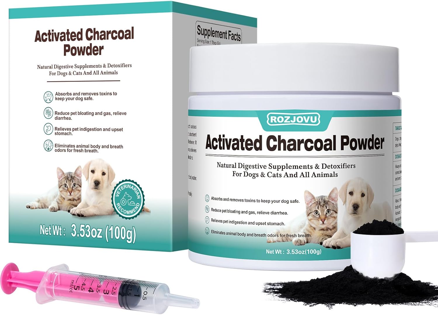 Best Supplements for Pet Health: Activated Charcoal, Joint Treats, Omega-3