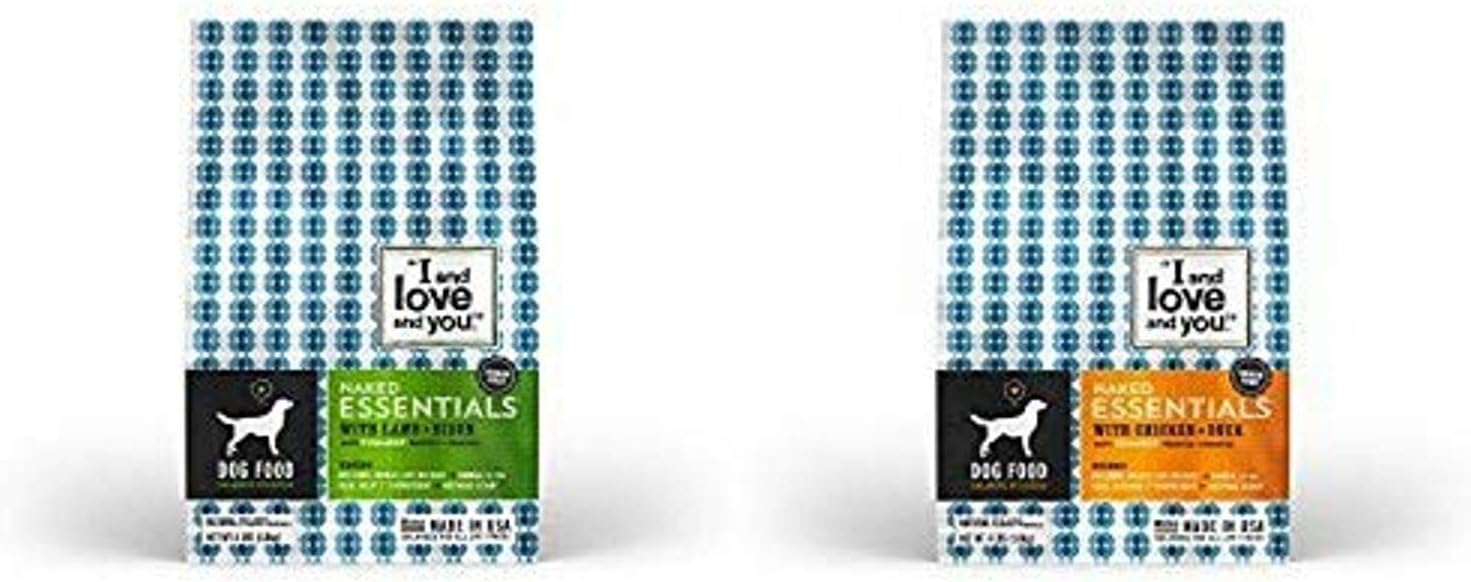 I And Love And You Naked Essentials Dog Food: Lamb  Bison + Chicken  Duck