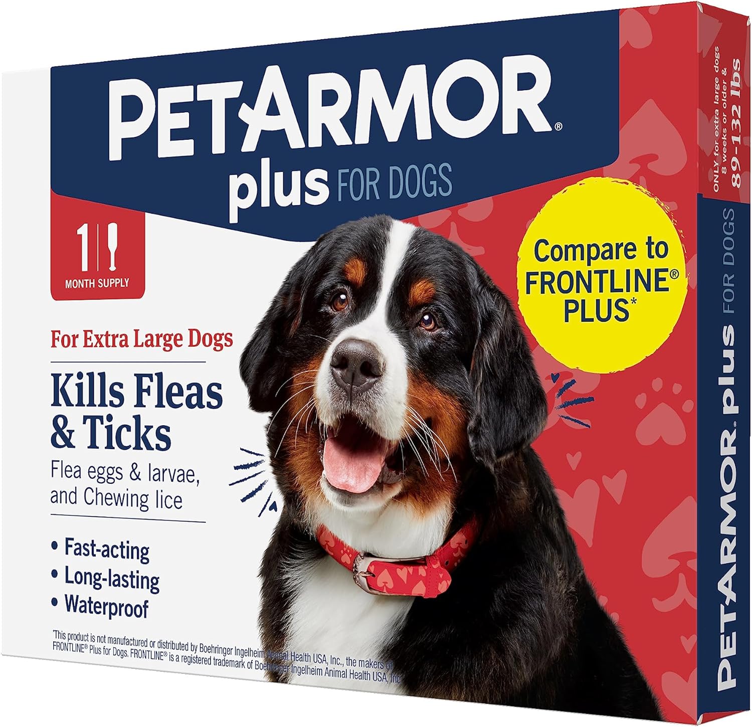 PetArmor Plus for Cats, Flea  Tick Prevention for Cats (Over 1.5 lb), Includes 6 Month Supply of Topical Flea Treatments, white, 6 count