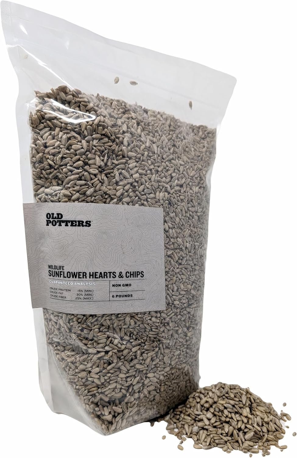 Wildlife Sunflower Hearts  Chips, 6 lbs