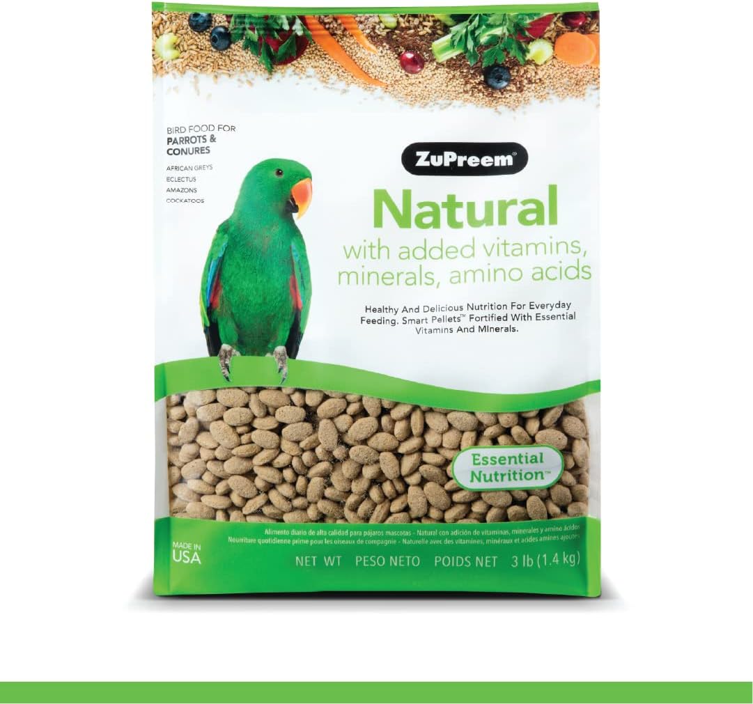 ZuPreem Natural Bird Food, 3 lb.