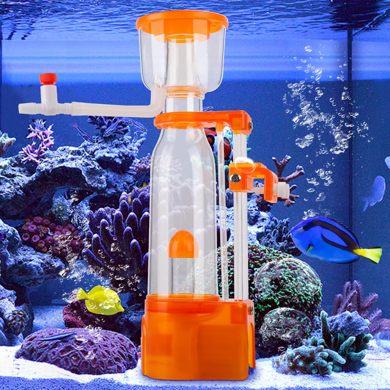 hygger Protein Skimmers for Saltwater Aquariums, DC Pump with Needle Wheel Impeller, Internal Nano Protein Skimmer for Fish Tanks up to 57 Gallons, Perfect for Small Tanks, Freshwater and Reef Tanks