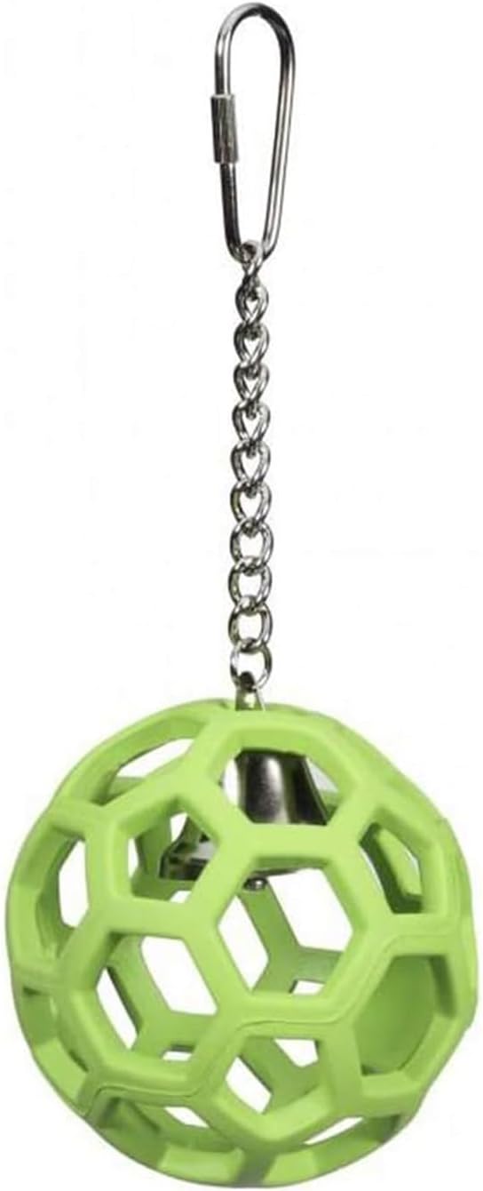 JW Pet Company Activitoys Hol-ee Roller Parrot Toy, 4 Inch Diameter (Colors Vary )