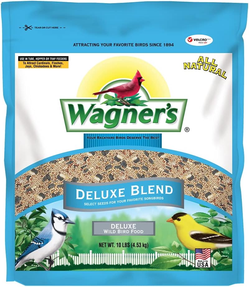 Wagners 13008 Deluxe Wild Bird Food, 10 lb Bag