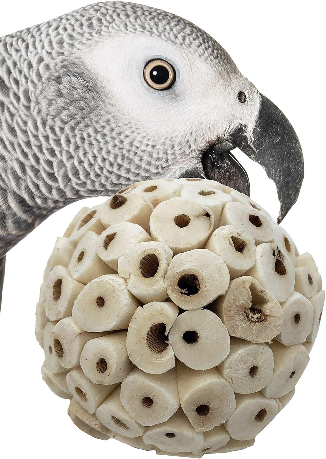 Bonka Bird Toys 1214 Pk3 Sola Atta Balls Foot Talon Craft Part Parrot Bird Toys Conure Parakeet Cockatiel and Similar