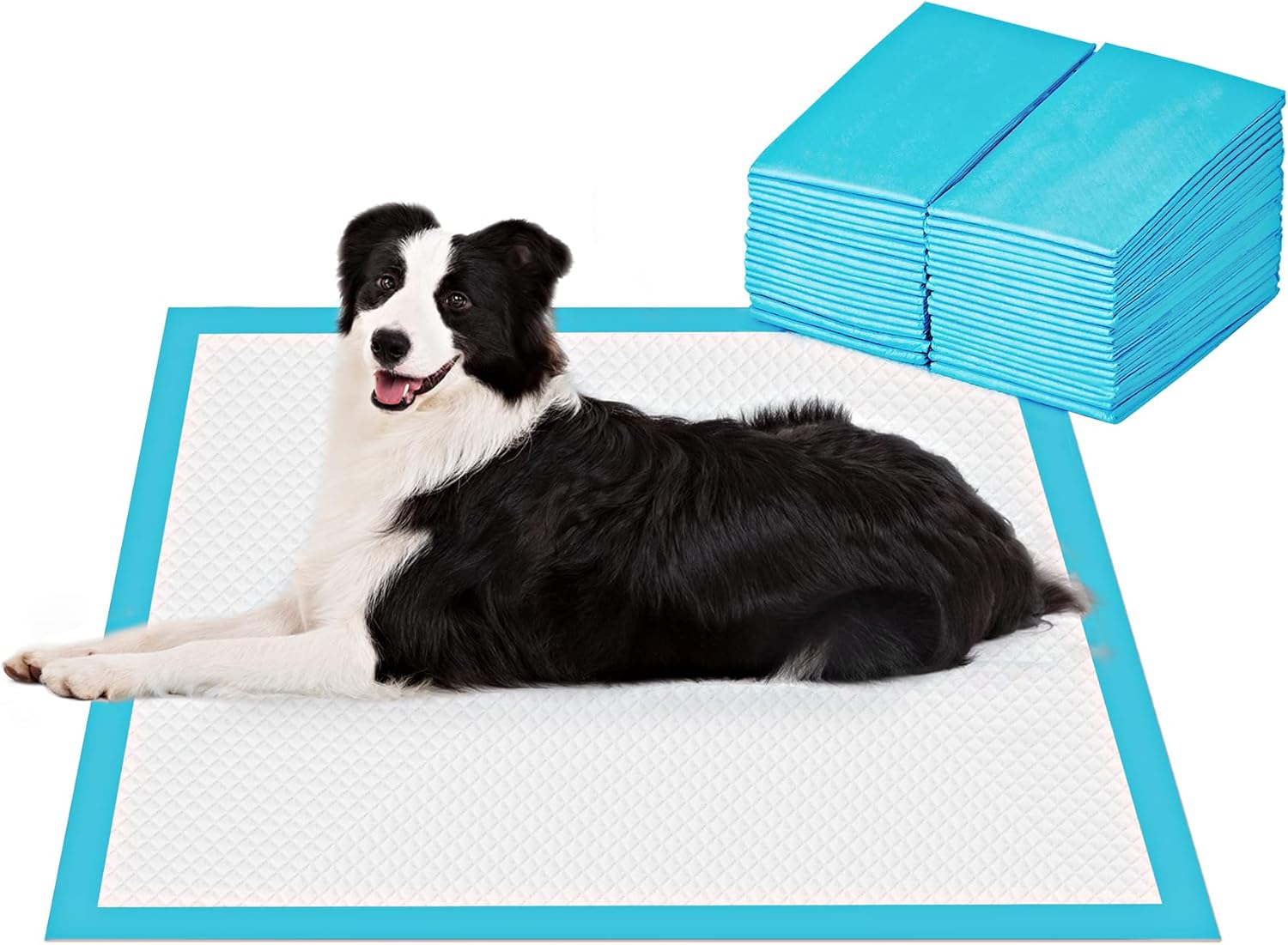 Extra Large Pet Training and Puppy Pads Pee Pads for Dogs 28x34 -40 Count Super Absorbent  Leak-Proof