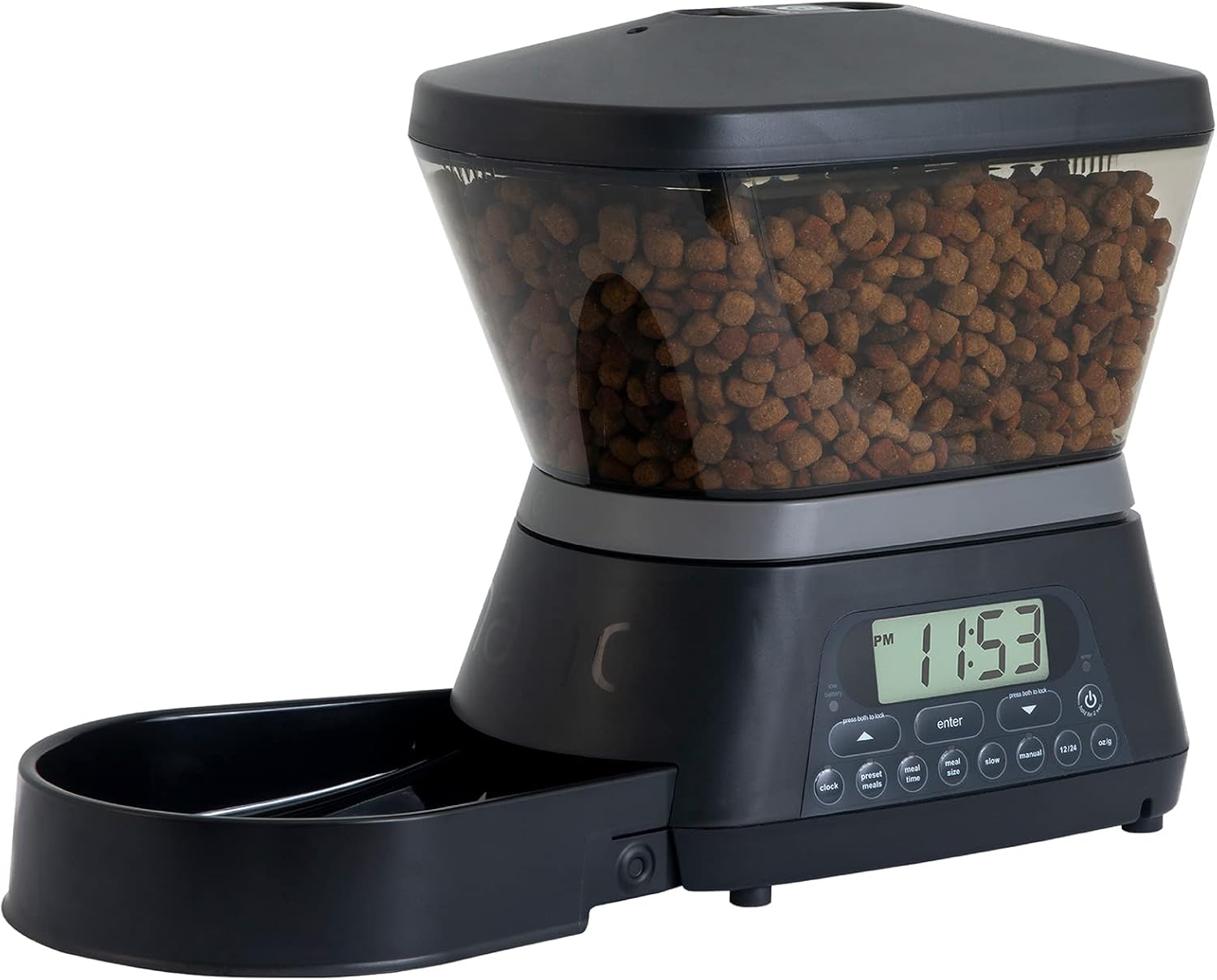 Gamma2 Nano Automatic Dog Feeder  Cat Feeder | 7.5lb Cat Food or Dog Food Storage Capacity