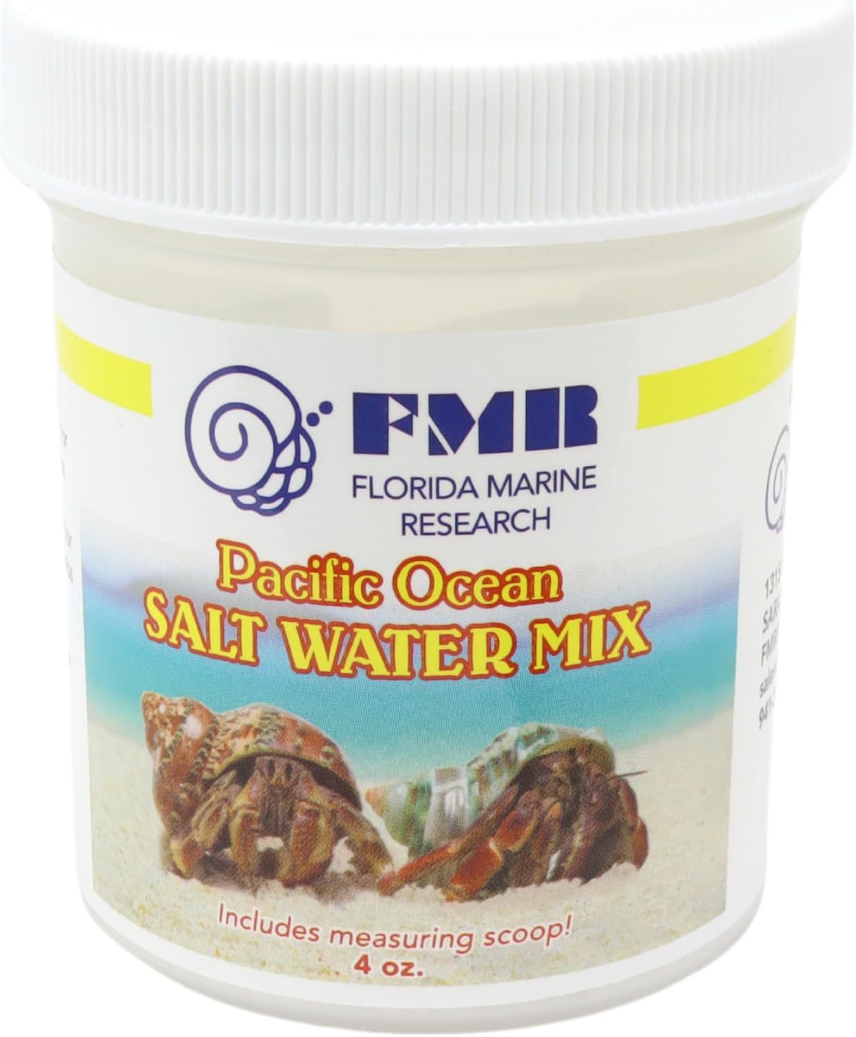 Salt Water Mix for Hermit Crabs, Natural Terrarium Supplies, 4 Ounces (Pack of 2)