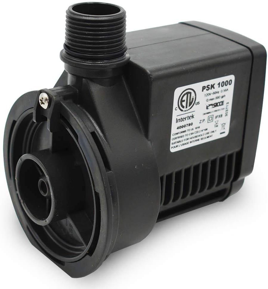 Sicce PSK 1000 Replacement Skimmer Pump 264 GPH (air) | Designed for Saltwater Aquarium Marine Use in Protein Skimmers | Silent Operation, Low Heat, Maximum Efficiency  Reliability